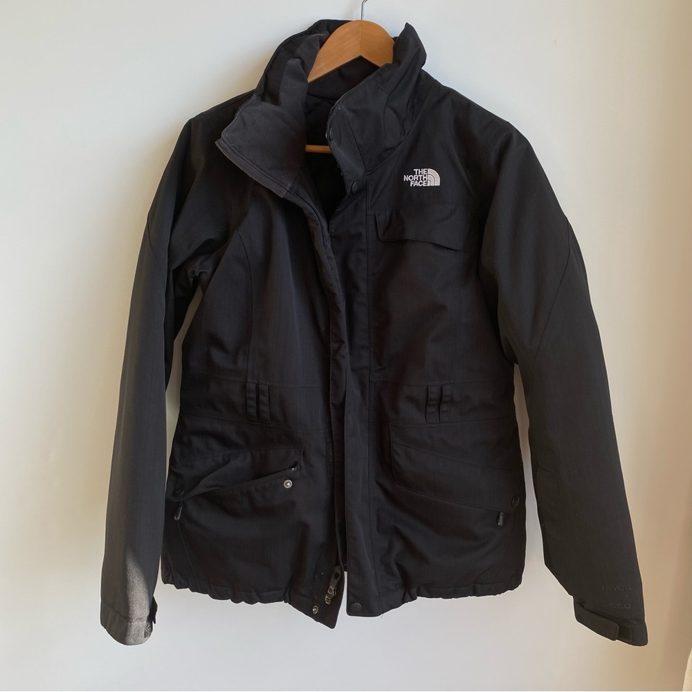 North Face HyVent 550FP Down Ski Jacket No Hood No Belt Women’s M